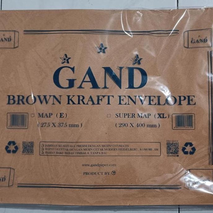 

amplop coklat super map # 29 x 39# non lem SS