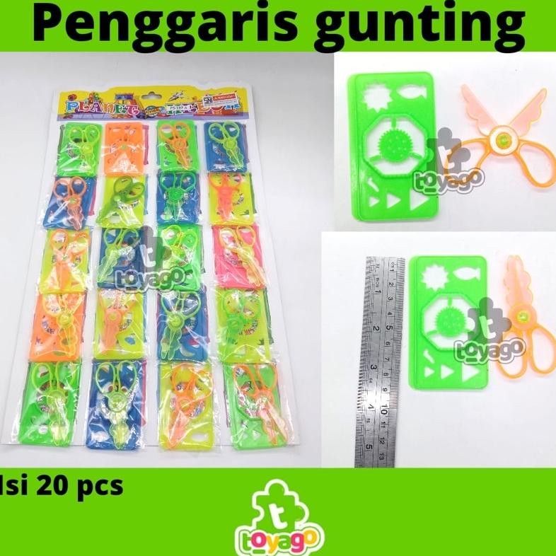 

Mainan Gunting dan Penggaris Lembaran Ph isi 20pcs Grosir Murah (gunting sejuta gambar toyago toys) AST