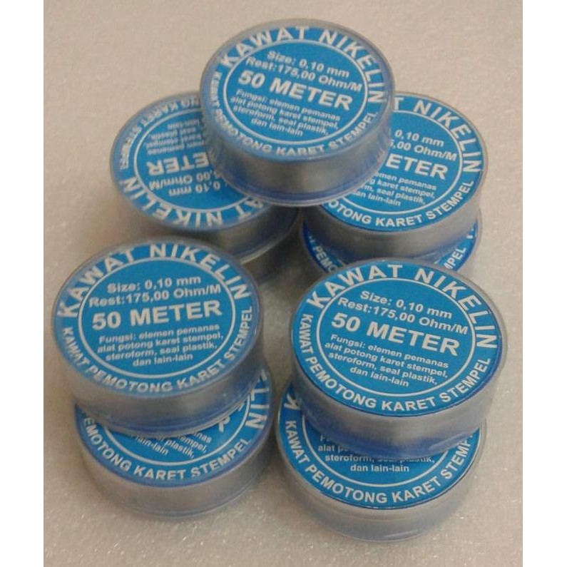 

Kawat Nikelin ( 0,15 Mm )/Kawat Pemotong Karet Stempel