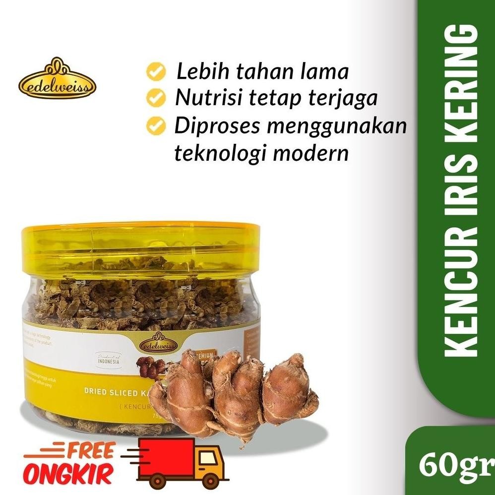 

Kencur Kering / Cikur / Kaempferia Galanga Edelweiss 60gr
