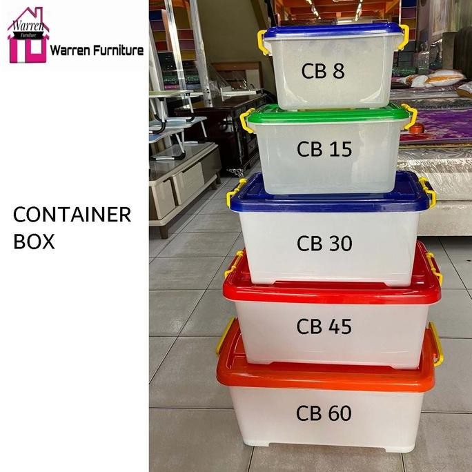 

Terlaris Container Box / Kontainer Plastik Serbaguna / Kotak Penyimpanan Stm