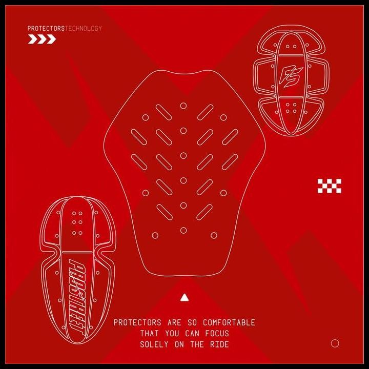 Terlaris Jaket Motor - RC X Prostreet Atlas V2 Collab Black Red Jacket Original Best Seller