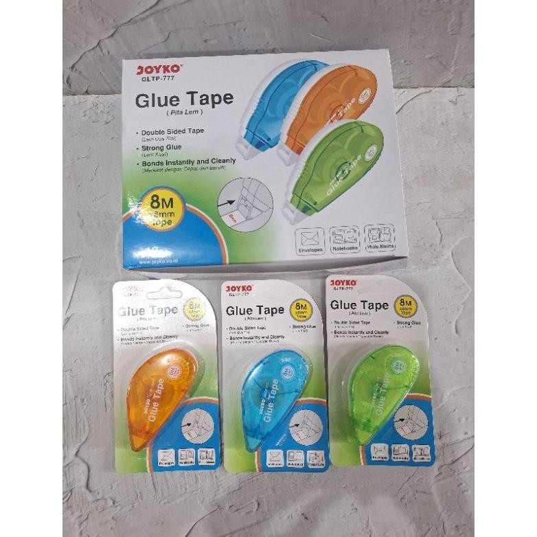 

(12 Pcs) Glue Tape Joyko 8mm GLTP-777 AST