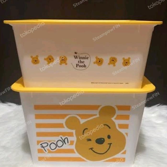 

Terlaris Disney Winnie The Pooh Storage Box With Lid Kotak Serbaguna Karakter
