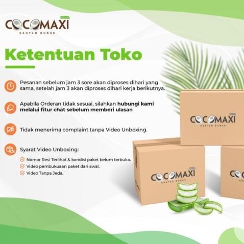 

Cocomaxi Santan Kelapa Bubuk Gurih Alami 25 Gr - Isi 25 Sachet Free 1 Sachet Aloebest Orange 500 Ml