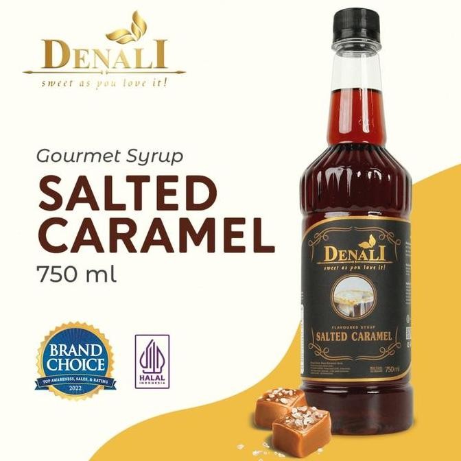 

SYRUP DENALI RASA SALTED CARAMEL 750 ML PREMIUM SIRUP FLAVOURED MINUMAN BARTENDER KOPI DLL ORIGINAL DAN TERPERCAYA