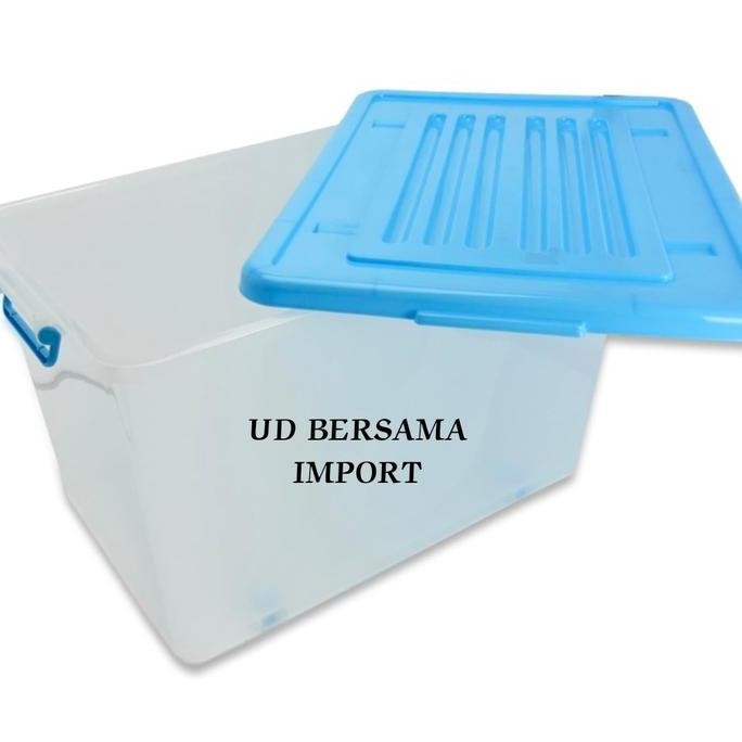 

Terlaris Kotak Penyimpanan Serbaguna Beroda Storage Box 90Ltr Krishome