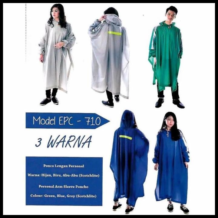Terlaris jas hujan elmondo ponco lengan 710 Elmondo 710 ponco lengan personal Best Seller