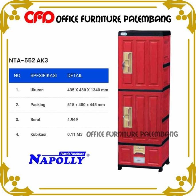 

Terlaris Container Nacase Napolly Nta 552 Ak3 Rak Laci Pakaian Lemari Plastik