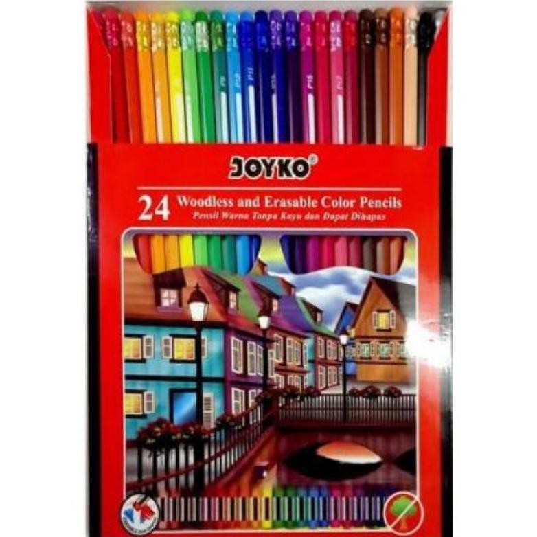 

Pensil Warna Joyko Woodless 12/24 Dapat Dihapus Juga AST