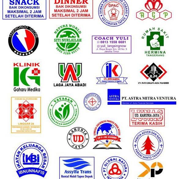 

stempel otomatis kotak 3 warna AST