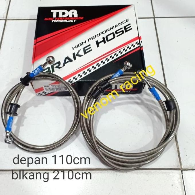 selang rem tdr set depan belakang nmax 155 non abs/ selang tdr Nmax