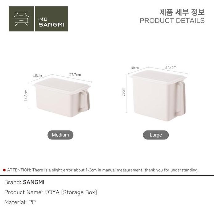

Terlaris Sangmi Storage Box Organizer Multifungsi Kotak Tempat Penyimpanan