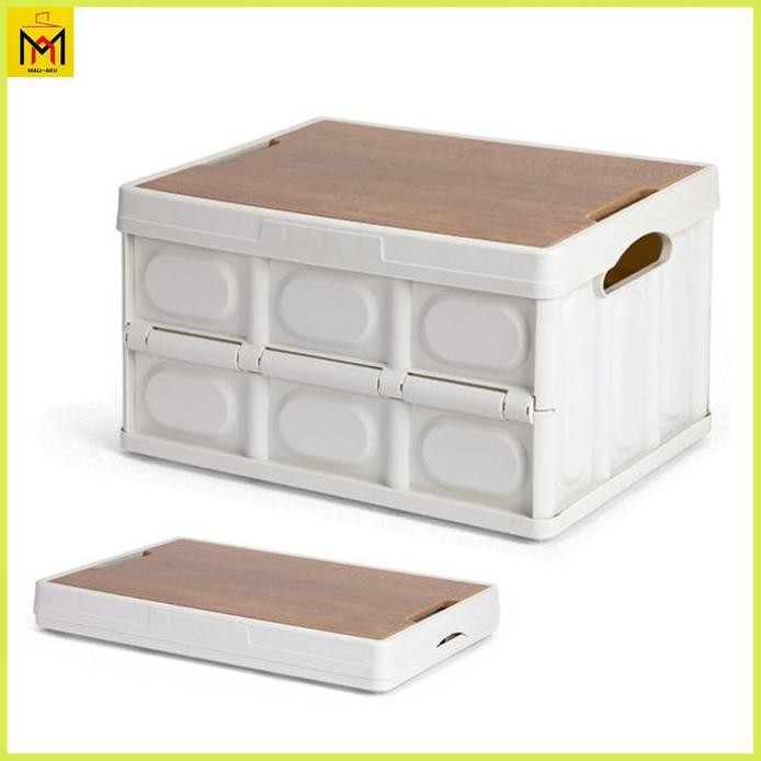 

Terlaris Kotak Penyimpanan Lipat Bagasi Mobil Storage Box Multifungsi 56 L