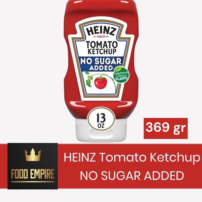 

Terlaris HEINZ Tomato Ketchup 13 oz | NO ADDED SUGAR | Saos Tomat USA SALE