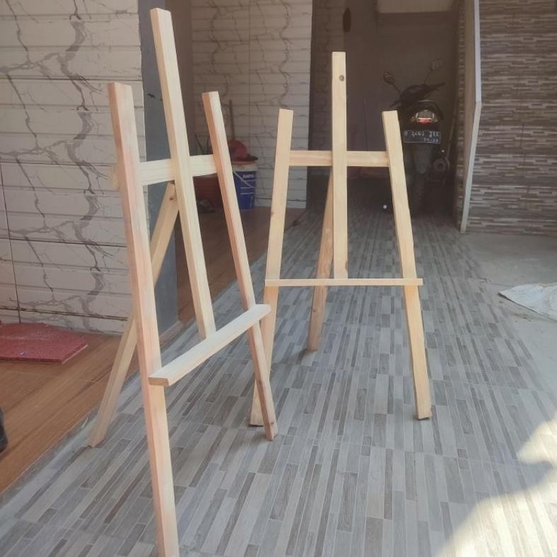 

EASEL 100 TRIPOD KAYU STANDING FOTO KANVAS LUKISAN PAPAN TULIS DEKORASI AESTHETIC - armina art AST