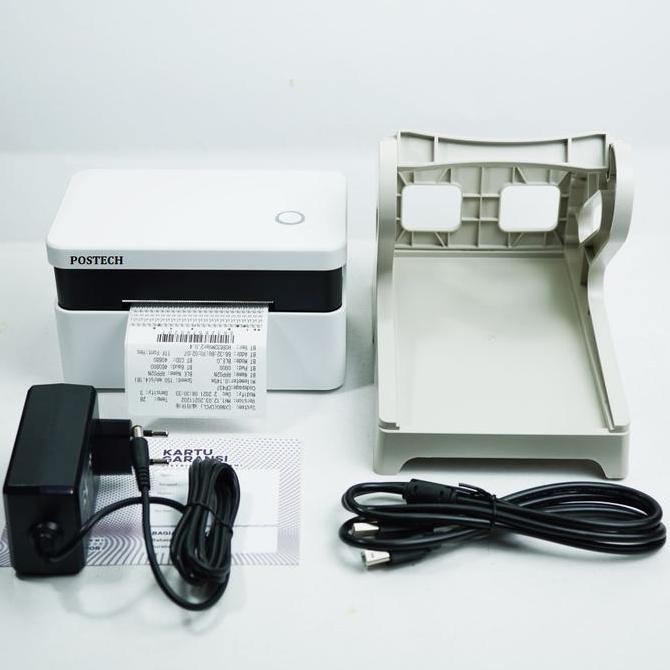 Printer Resi Bluetooth 80Mm Thermal Cetak Resi / Label Harga Android Ios Windows Postech New Stok