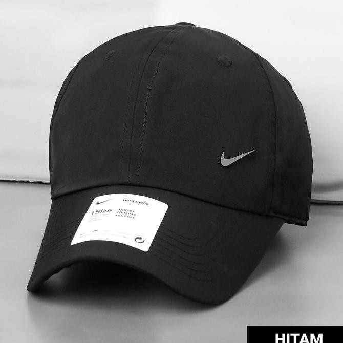 Topi Baseball Nike Metal Logo Besi / Topi Pria Wanita / Topi Baseball Nike Metal Side Logo Original 