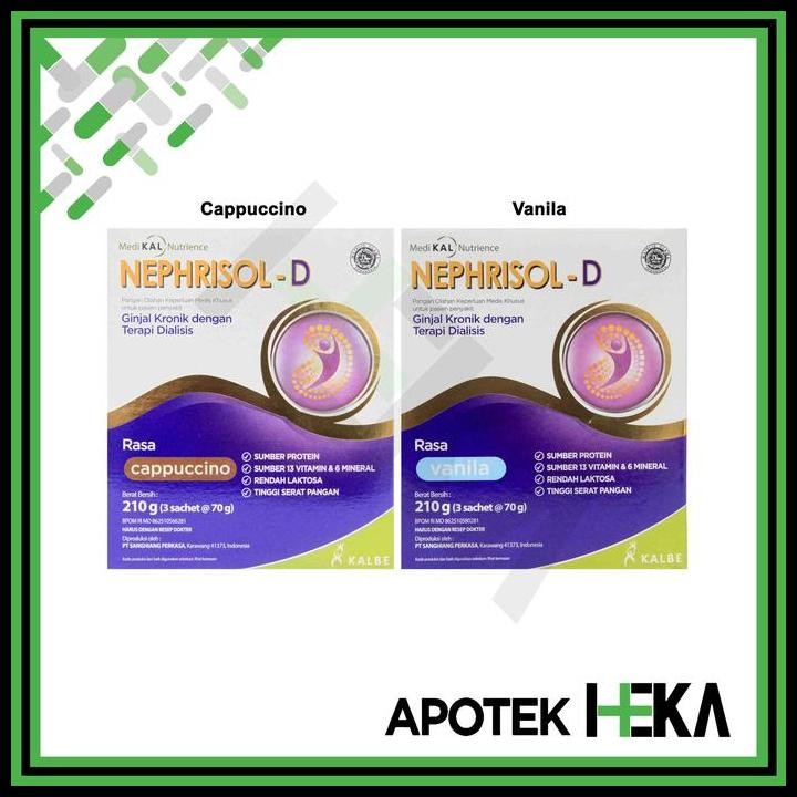 

Terlaris Nephrisol-D Vanila 231 Gram - Susu Pasien Ginjal Dialisis Good Quality