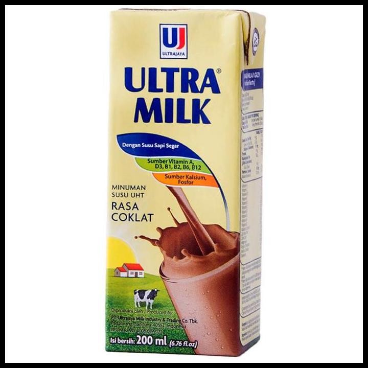 

Terlaris Susu Ultra 200Ml Cokelat. 1 Dus Isi 24 Pcs. Grosir Murah Good Quality