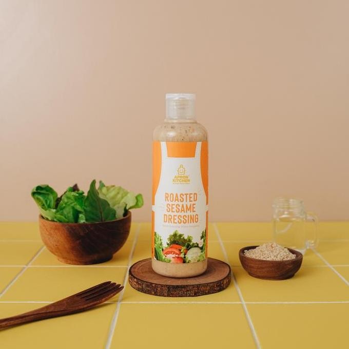 

Terlaris Apron Kitchen Roasted Sesame Saus Dressing Salad Wijen Sangrai 250ml Saos Salad SALE