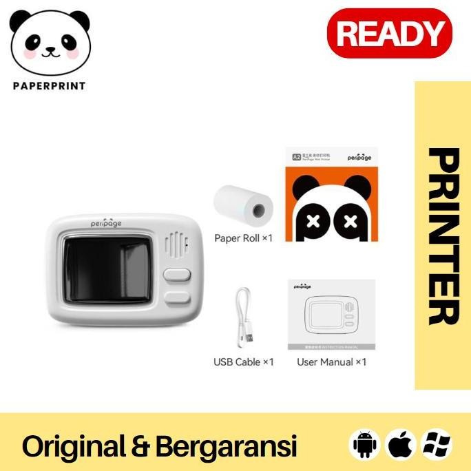 Peripage A2 Printer Thermal Mini 57Mm Print Resi Portable New Stok