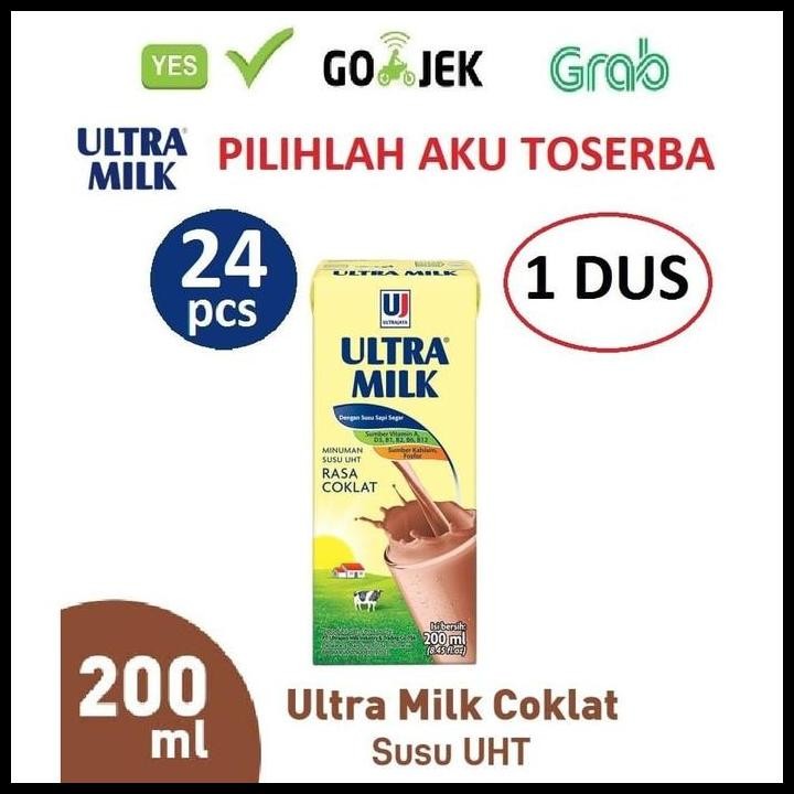 

Terlaris Susu Ultra Coklat (Cokelat) - 200 Ml - 1 Dus Isi 24 Pcs Good Quality