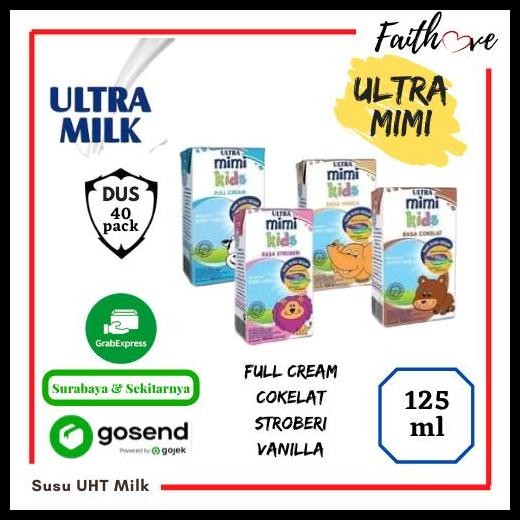 

Terlaris Susu Ultra - Ultra Mimi 125 Ml - Plain/Chocolate/Vanilla/Strawberry Good Quality