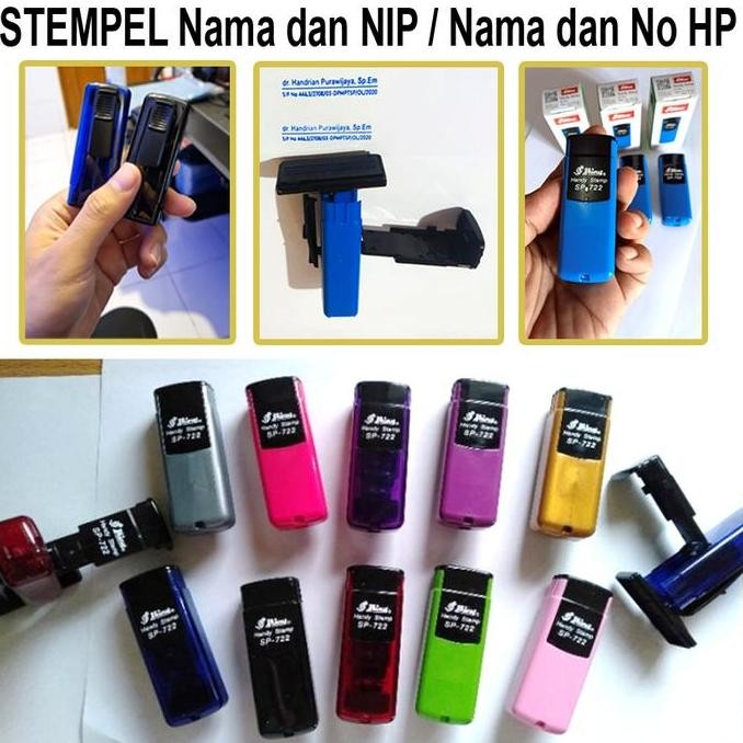 

Terlaris Stempel Nama / Dokter / Nama PT / CV Shiny 722 (NEW SERIES) SALE