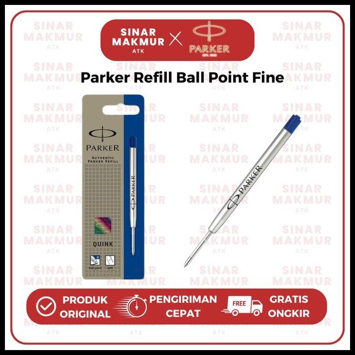 

Terbaru Refill Ball Point/Sign Pen Hitam/Biru F/Fine Blister Parker (Pcs) High Quality