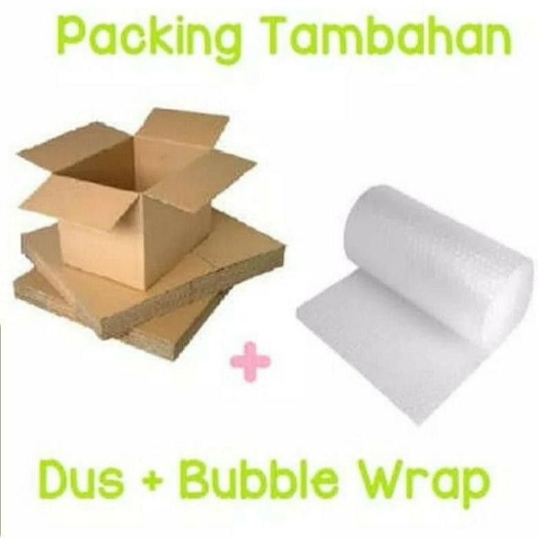 

Promo Dus Bubble Tambahan Tebal Extra Dus + Bubble