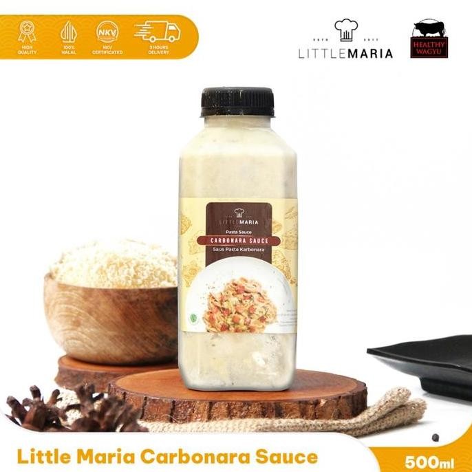 

Terlaris Saus Carbonara Little Maria Halal 500gr SALE