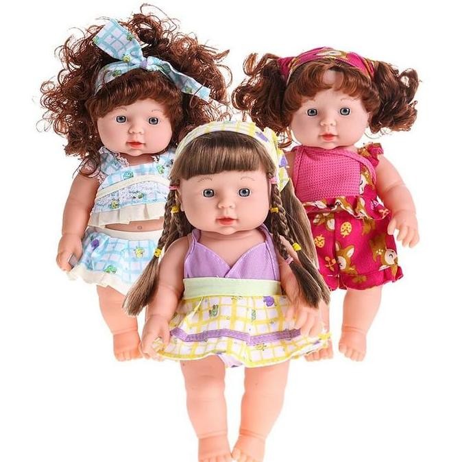 Boneka Bayi Perempuan Bisa Bicara Bahan Vinyl