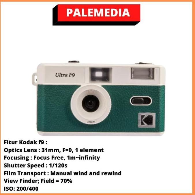 Tersedia Kamera Film Kodak Ultra F9 35mm