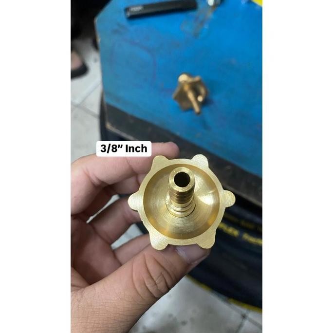 Nepel Pigtail Gas 50Kg Untuk Selang 3/8 Dan 1/4