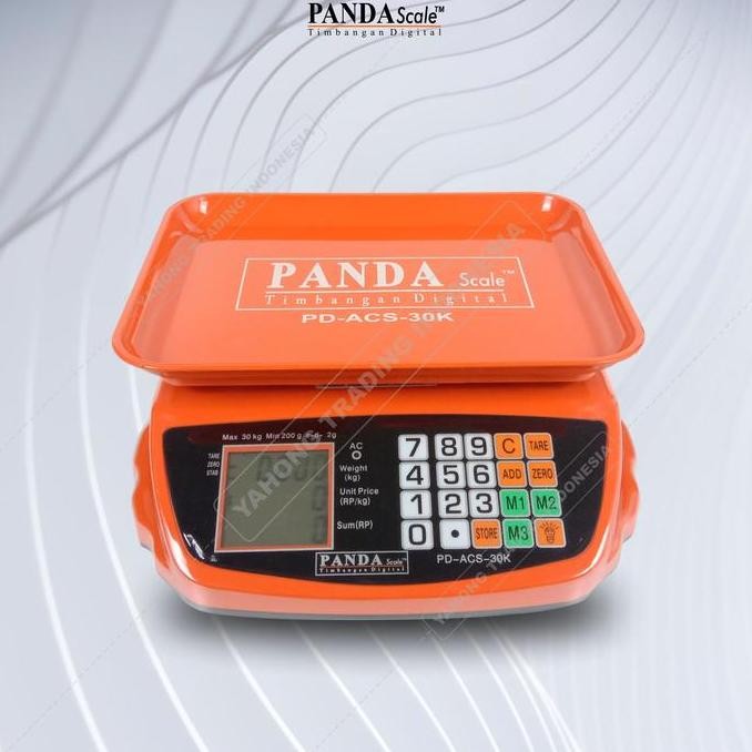 Timbangan 30Kg Timbangan Digital Buah Laundry Ikan Ayam Daging Meja Acs 30 Kg Panda Scale