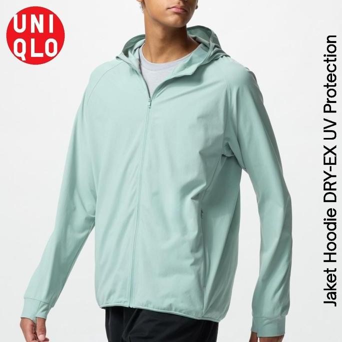 Jaket Hoodie Airism Resleting Uv Protection Uniqlo Original Termurah (Best Quality)