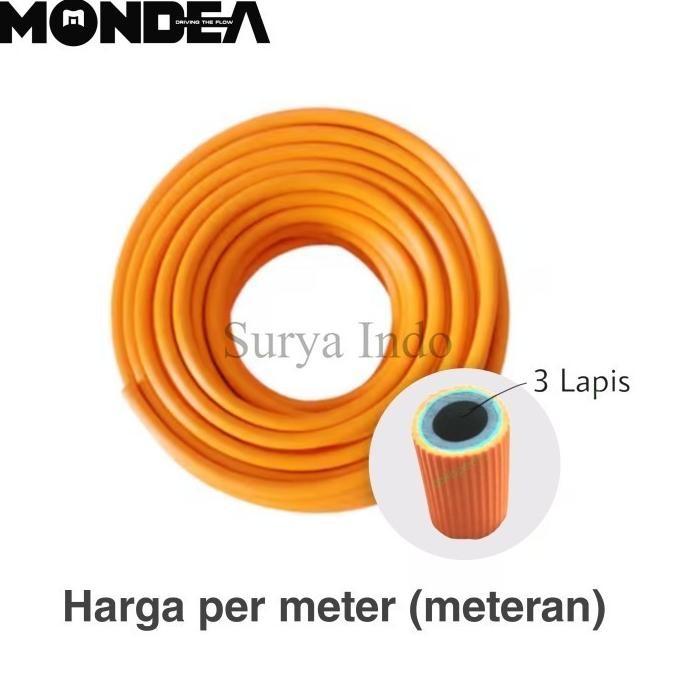Selang Gas Lpg Elpiji Meteran Mondea Lpg Hose / Selang Water Heater