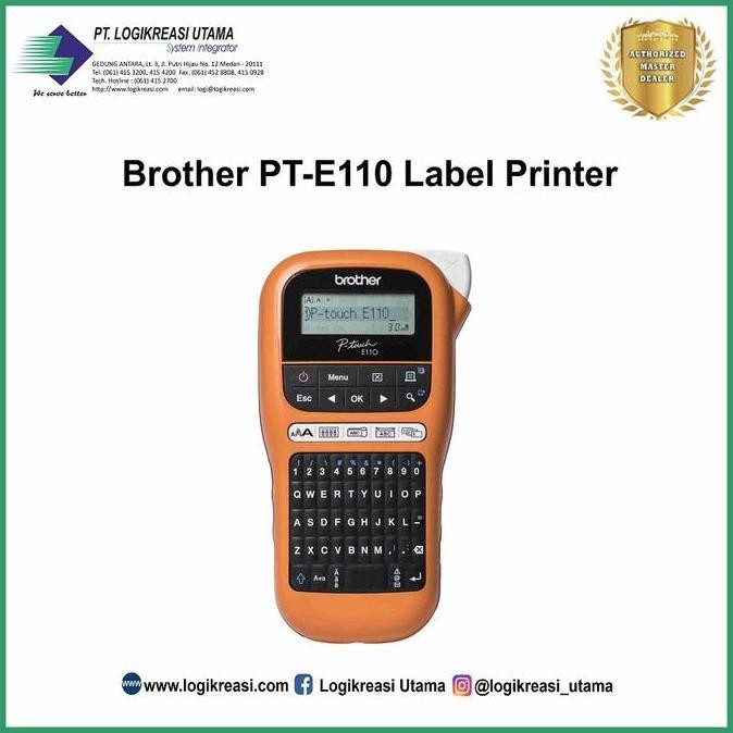 

Brother Ptouch Printer Label Pt-E110 New Stok