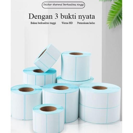 

Jual Sticker/Kertas Thermal/Kertas Label Ukuran 10X10 Cm Dan 10X15 Cm