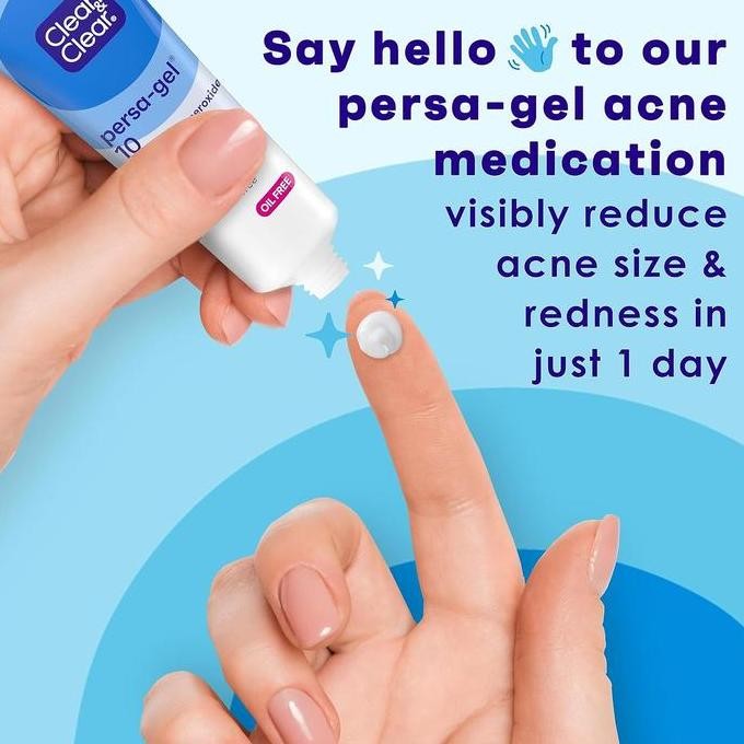 Clean & Clear Persa-Gel 10 Acne Spot Gel Treatment 10% Benzoyl Pimple