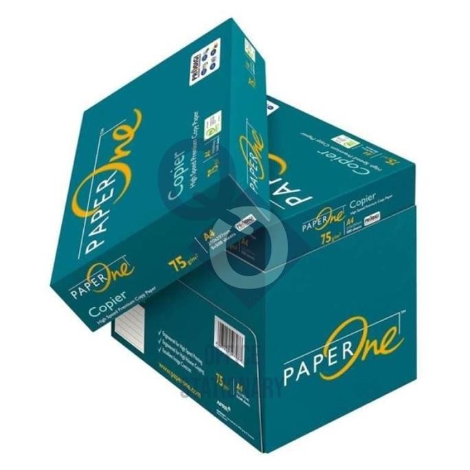 

NEW Kertas HVS A4 75gr 75 gram Paperone Paper One - 1 dus murah isi 5 rim