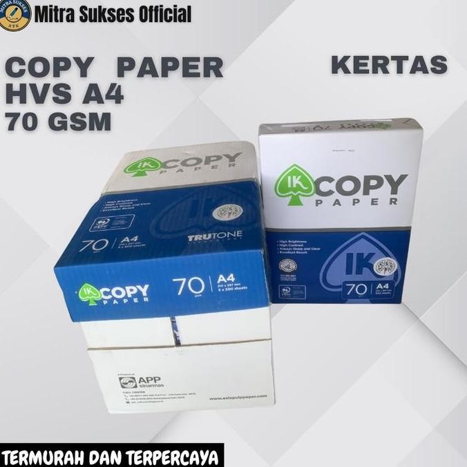 

KERTAS HVS A4 COPY PAPER 70 GR [1 KARTON]
