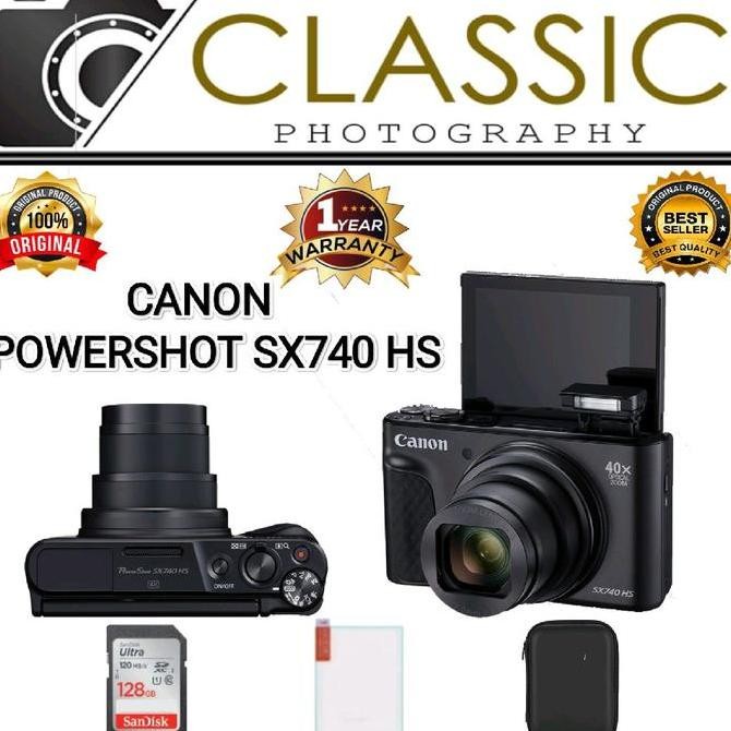 Tersedia CANON POWERSHOT SX740 HS / KAMERA CANON SX740 HS / CANON SX740