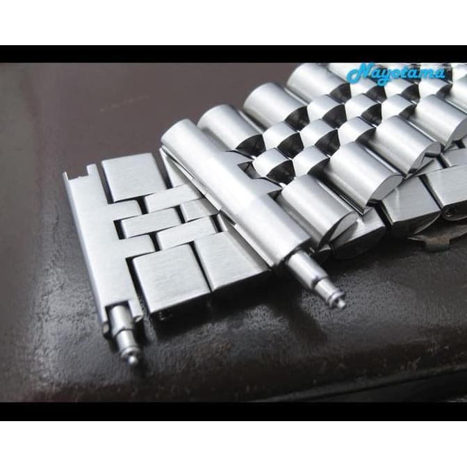 Promo 22Mm Rantai Miltat Super Jubilee Straight End Solid Stainless Steel