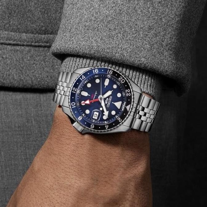 Grosir Seiko 5 Sports Ssk003K1 'Blueberry' Automatic Gmt Ssk003