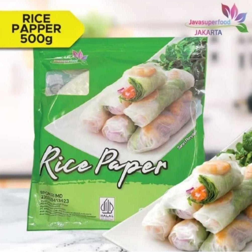 

Ready Rice Paper Kulit Lumpia Spring Roll Vietnam Bahn Trang - Bulat - 500G - 50 Lembar - Halal