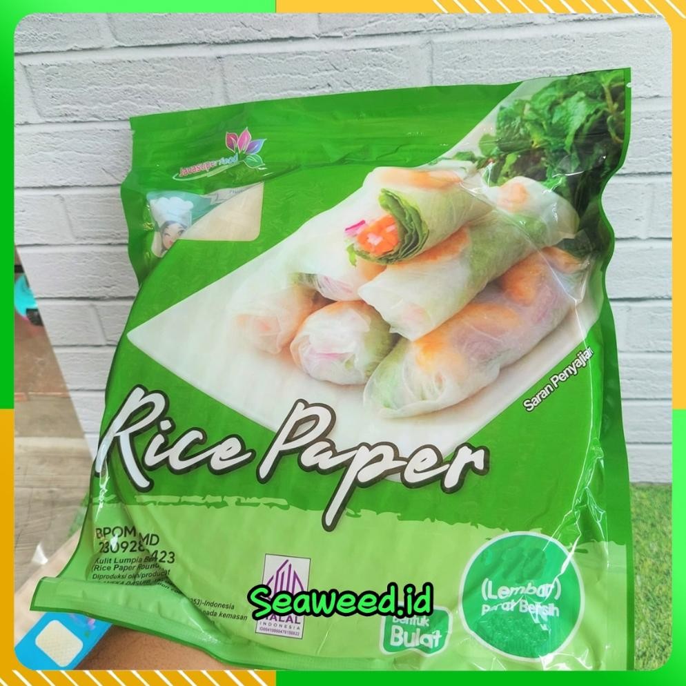 

Ready Rice Paper Java Super Food 30 Lembar (300Gr) Halal Kulit Lumpia