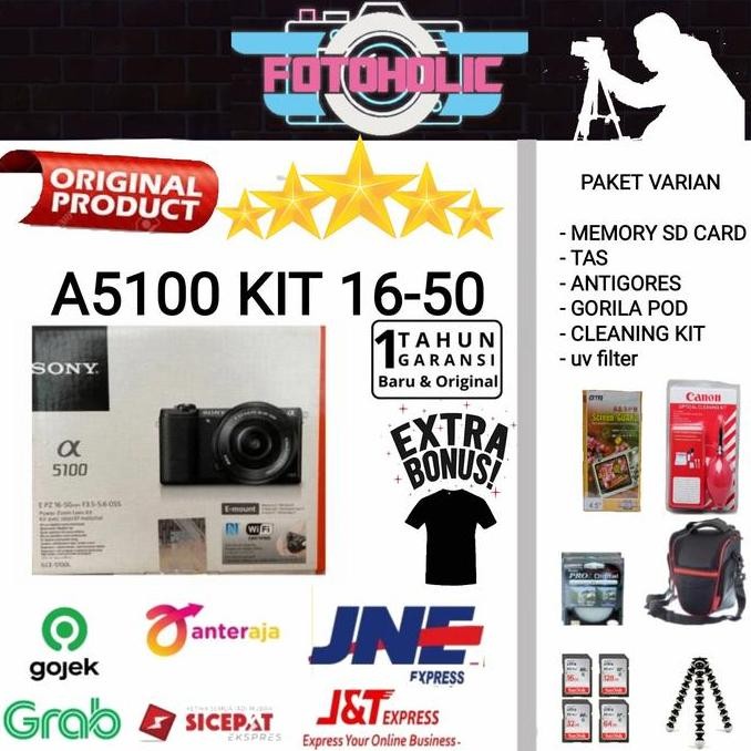 Tersedia SONY A5100 KIT 16-50MM OSS/KAMERA SONYA A5100 KIT/A5100/KAMERA SONY