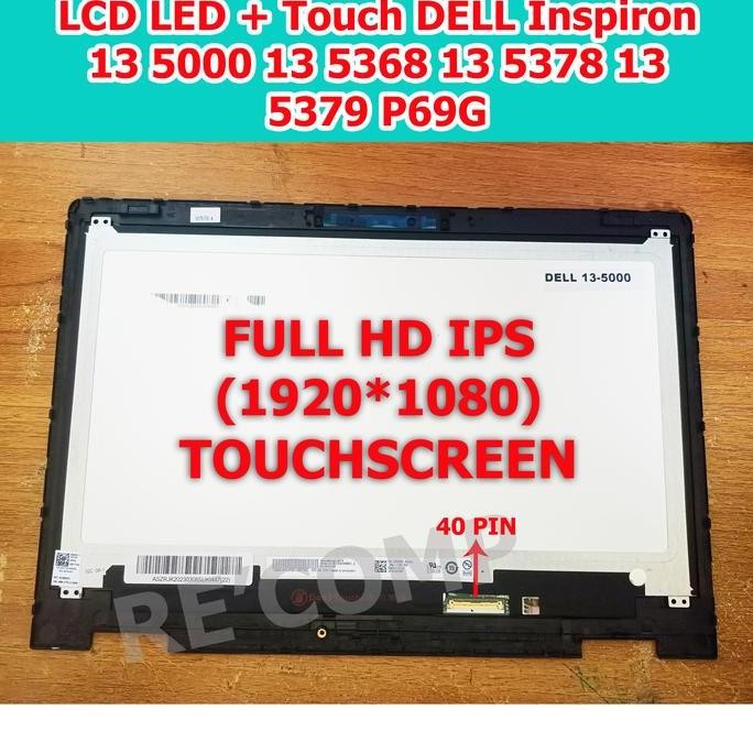 NEW LCD LED + Touch DELL Inspiron 13 5000 13 5368 13 5378 13 5379 P69G FHD